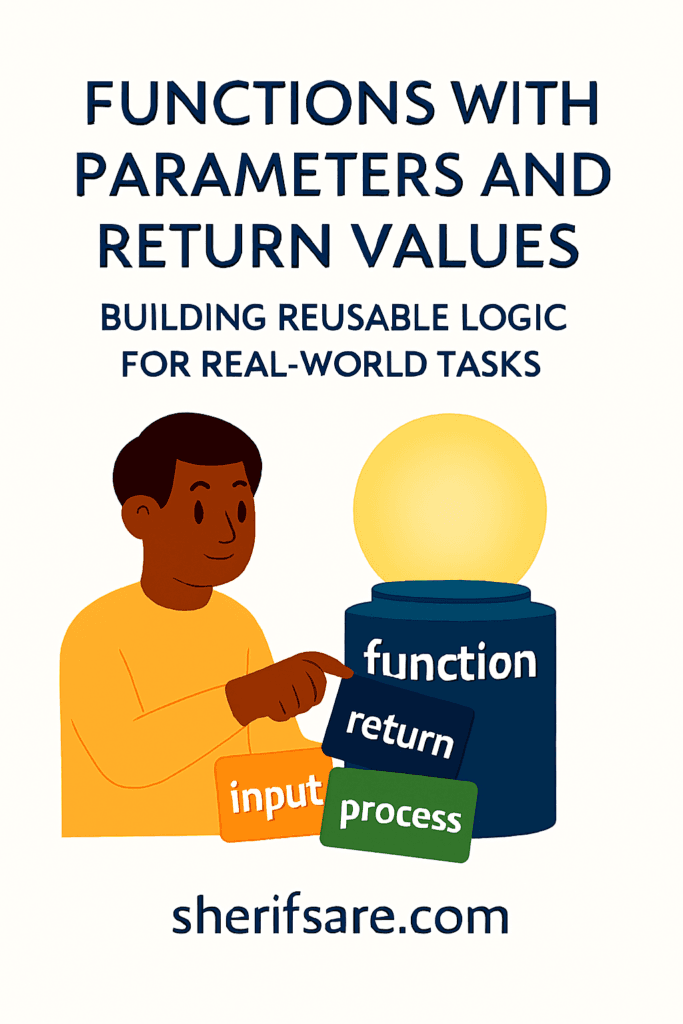 Functions with Parameters and Return Values: Reusable Logic