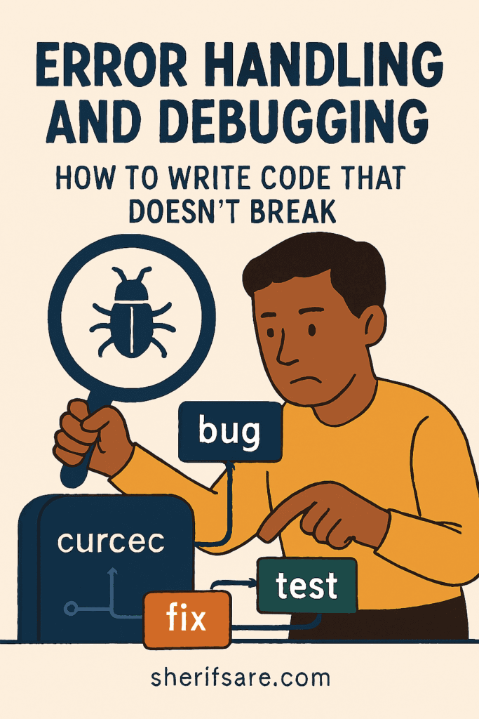 error handling and debugging